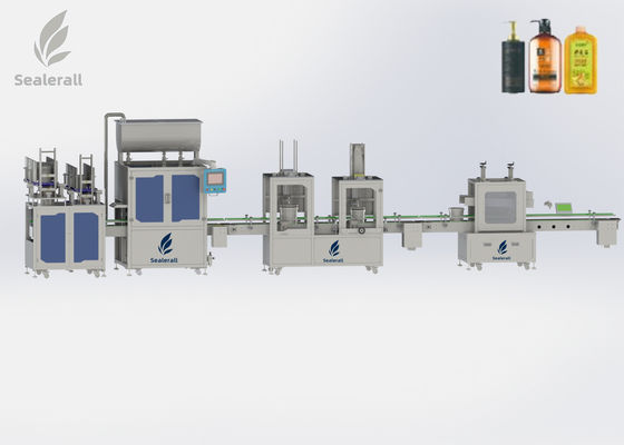 Buy Corrosion Resistant Automatic Liquid Filling Line High Accuracy online manufacture