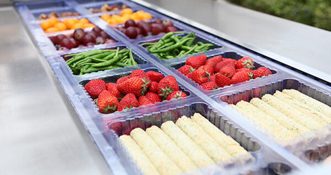 Fresh Vegetable Modified Atmosphere Packing Machine Plastic Box With Automated Processes 2