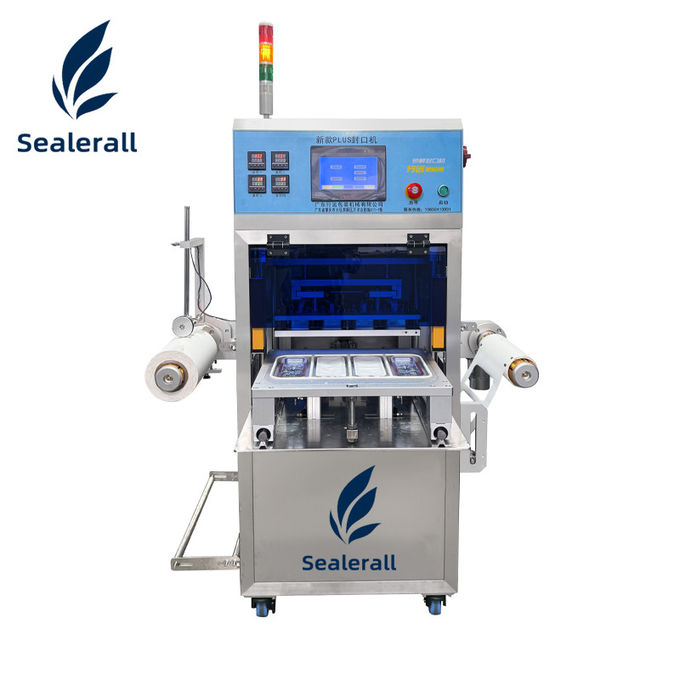 Live Fish User Friendly MAP Plastic Box Sealing Machine Tray Sealers Food Packaging 3