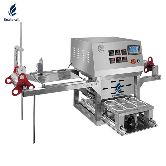 220V Stainless Steel Bowl Tray Sealer Fully Automatic Sealing Machine 2
