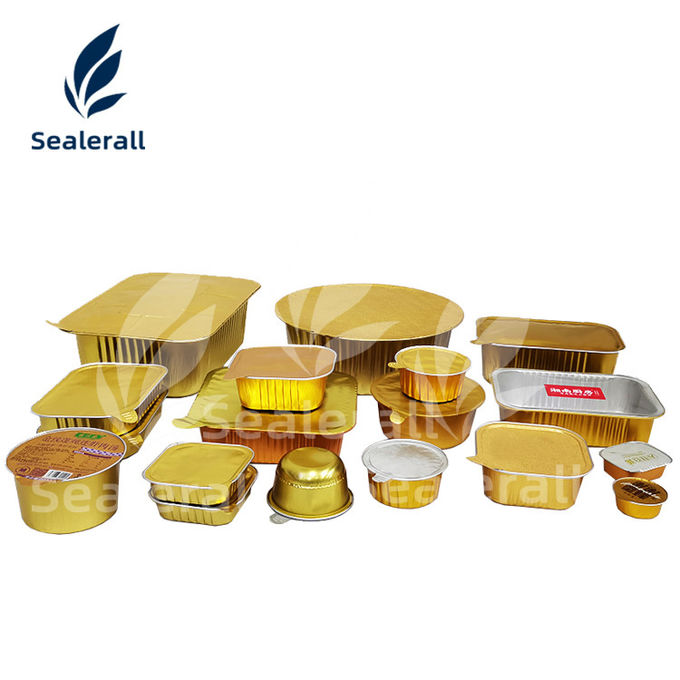 Aluminum Foil Bowl Stainless Steel Tray Sealing Machine Automatic Tray Sealer 1
